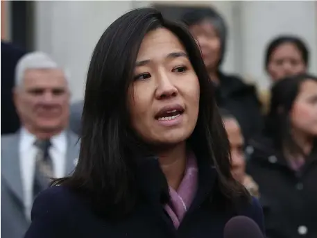  ?? NAnCy lAnE / hErAld stAFF FilE ?? ‘A CALL FOR BOSTON TO DO BETTER’: City Councilor Michelle Wu on Thursday criticized the city for having the fund for donations to help with the coronaviru­s, the Boston Resiliency Fund, set up by the city, saying that creates conflicts of interest among those seeking funds and city officials.