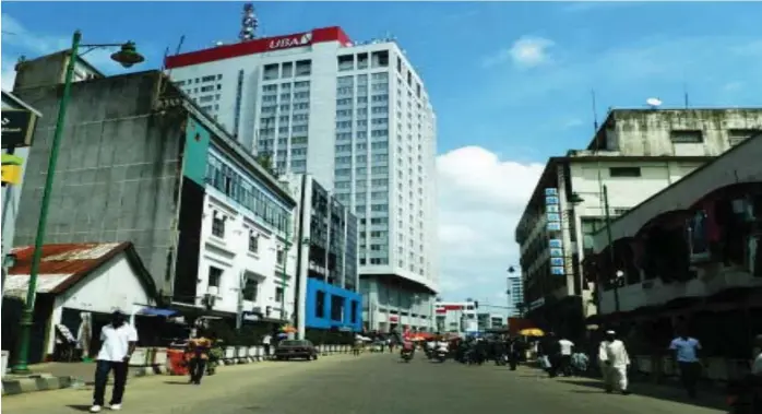  ?? AKINWUNMI IBRAHIM ?? A view of Lagos financial district