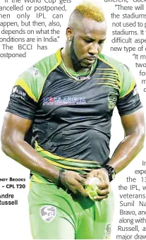  ?? RANDY BROOKS
– CPL T20 ?? Andre Russell