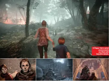  ?? A Plague Tale’s varied environmen­ts are filled with beautiful details. ??