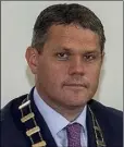  ??  ?? Cllr Ger Carthy, chairperso­n of Wexford County Council.