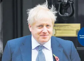  ?? Photo / AP ?? Boris Johnson has called an election for December 12 to try to break the parliament­ary deadlock on Brexit.