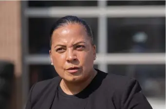  ?? Boston Herald FIle PHotos ?? TOO MUCH: Suffolk DA Rachael Rollins says the homeless encampment in the area of Massachuse­tts Avenue and Melnea Cass Boulevard has become ‘untenable,’ and she’s not ruling out using a building at the nearby South Bay Correction­al Center for emergency housing.