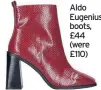  ??  ?? Aldo Eugenius boots, £44 (were £110)