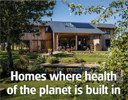  ?? ?? „ MAKAR'S Homes are built off-site using locally-grown timber