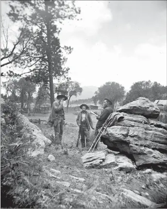  ?? COURTESY BEN WITTICK ?? View of the Glorieta battlefiel­d in 1880.