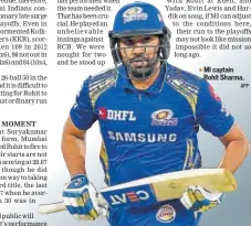  ?? AFP ?? MI captain Rohit Sharma.