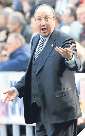  ??  ?? n
Rafa Benitez has spent more than £30 million on six signings this summer.