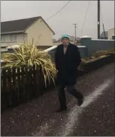  ??  ?? The winter election has made for a chilly few weeks on the canvass, as this photo shared by Sinn Féin’s Cllr Pa Daly shows.