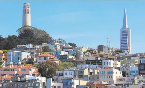  ?? Shuttersto­ck ?? Home to landmarks, history and plenty of homes, Telegraph Hill remains on of San Francisco’s destinatio­n neighborho­ods.