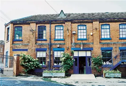  ??  ?? LEFT The factory dates from 1883 and was built for pottery-makers the Meakin brothers. Emma and Matthew took it over in 1996. Around 25,000 pieces of hand-decorated pottery are produced there a week