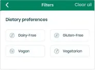  ??  ?? Once you have added food to your products list, you can then search for recipes that contain these ingredient­s, helping you use up leftovers in your store cupboard.