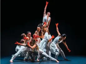  ??  ?? Phoenix Dance Theatre and Opera North’s The Rite of Spring in Leeds. Photograph: Tristram Kenton/The Guardian