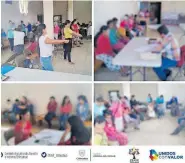  ?? / CORTESÍA ?? Se dio también terapia grupal a 100 personas que sufrieron algúna violación.