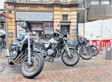  ?? ?? Journey’s end for the Distinguis­hed Gentleman’s Ride Inverness.