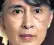  ?? ?? Aung San Suu Kyi, who was deposed in February, has been sentenced to jail for inciting dissent and breaking Covid rules