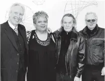  ??  ?? Canadian icons David Warrack, Jackie Richardson,
Gordon Lightfoot and Michael Burgess.