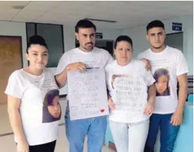  ?? KEYNA CALDERÓN. ?? La familia de la joven confía en que se haga justicia.