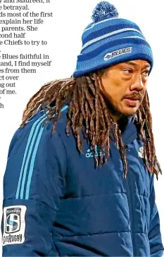  ?? PHOTOSPORT ?? Blues head coach Tana Umaga after another disappoint­ing season: ‘‘Fairytales are only in books.’’