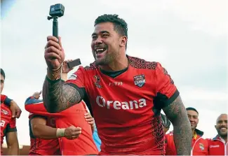  ?? PHOTO: GETTY IMAGES ?? Andrew Fifita has led seminars to help troubled youth in Christchur­ch.