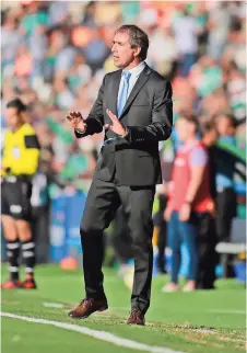  ?? ?? GUILLERMO ALMADA, entrenador de los Tuzos de Pachuca