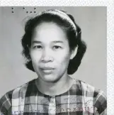  ??  ?? Lola, shown here in her passport photo, was brought to the United States in 1964.