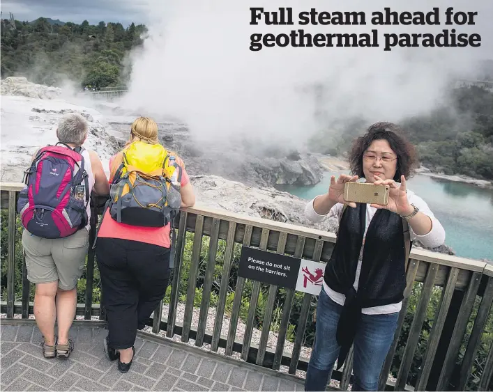  ?? Pictures / Mike Scott ?? The Te Puia Maori cultural centre and geothermal valley is undergoing a $20 million upgrade to its facilities which have been “outgrown” by increasing visitor demand.