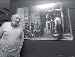  ?? Photo: IC ?? Ara Guler poses with one of his photograph­s on December 8, 2010.