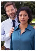  ??  ?? Jamie Bamber and Priyanga Burford