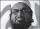  ??  ?? Hafiz Saeed, JuD chief