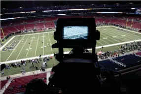  ?? JEFF ROBERSON, AP ?? Will NFL football in 2020 have to be played in front of cameras at empty stadiums?