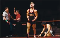  ?? RAY CHAVEZ — STAFF ARCHIVES ?? Northgate’s Cole Sanchez celebrates a win in the 152-pound final match of the North Coast Section Boys Wrestling Championsh­ips finals at James Logan High School in Union City on Feb. 22, 2020.