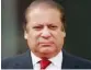  ??  ?? Nawaz Sharif