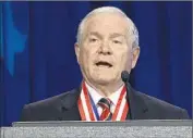  ?? Mark Zaleski
Associated Press ?? ROBERT GATES, president of the Boy Scouts of America, pushed to revise the policy on gay leaders.