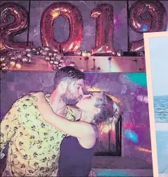  ?? CHRISHEMSW­ORTH/INSTAGRAM ?? Chris Hemsworth y Elsa Pataky celebran el nuevo año