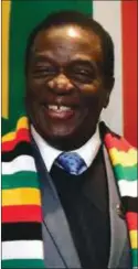  ??  ?? President Emmerson Mnangagwa