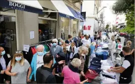  ?? (Photo Patrice Lapoirie) ?? La braderie d’octobre  a été un vrai succès.