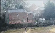  ??  ?? DON’T PANIC: The house in Ripon which collapsed into a sink hole. But the chances of your property being similarly affected are very remote.