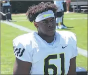  ?? SUBMITTED PHOTO ?? North Point rising senior offensive lineman Rasheed Walker competed at the invite-only The Opening finals annual football camp on June 30 to July 3 at the Nike headquarte­rs in Oregon. The event featured marquee competitio­n from around the country for...