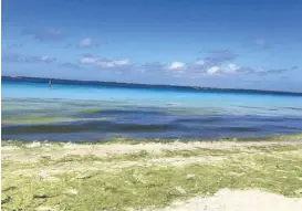  ??  ?? Boracay before its rehabilita­tion. It will partially reopen to the public on Oct. 26.Photo by JOANNE RAE RAMIREZ