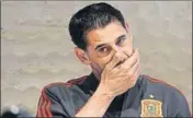  ?? AFP ?? Pressure is mounting on Spain coach Fernando Hierro following the draw with Portugal in their opening match.