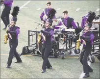  ??  ?? The Westhill Marching Band performed at the U.S. Bands National Championsh­ips in Allentown, Pa., on Nov. 3.