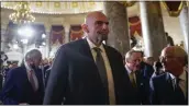  ?? CAROLYN KASTER — THE ASSOCIATED PRESS ?? Sen. John Fetterman, D-Pa., arrives for President Joe Biden's State of the Union address to a joint session of Congress at the Capitol in Washington on Feb. 7.