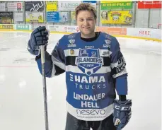  ?? FOTO: EV LINDAU ISLANDERS ?? Dominik Patocka stürmt ab sofort für die Islanders.