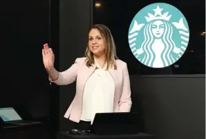  ??  ?? Olivia Burgess, Senior IOT Marketing Manager de Microsoft, a dévoilé la stratégie IOT de Starbucks lors de la conférence Build en juin 2019, avec des boîtiers communican­ts installés sur les machines à café afin de remonter des données vers le Cloud Microsoft Azure.