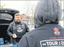  ?? JUANITA MERCER/THE TELEGRAM ?? VETS Canada volunteer Mark Gauci organized the St. John’s Boots on the Ground walk. There were 21 walks in cities across Canada on Saturday.