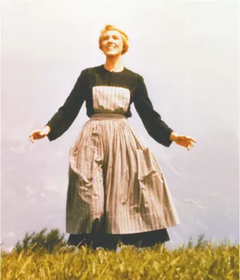  ?? 20TH CENTURY FOX ?? Getting this shot for The Sound of Music was not as easy as it looked, Julie Andrews writes.