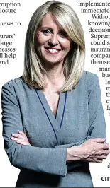  ??  ?? DETERMINED: Esther Mcvey