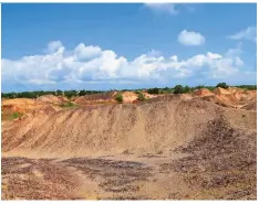  ?? FOTOS CORTESÍA USAID-ORO LEGAL ?? Así están miles de hectáreas del territorio de El Bagre por explotació­n minera.