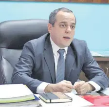  ??  ?? Camilo Benítez Aldana, contralor general de la República, que debe entregar su informe al Senado.